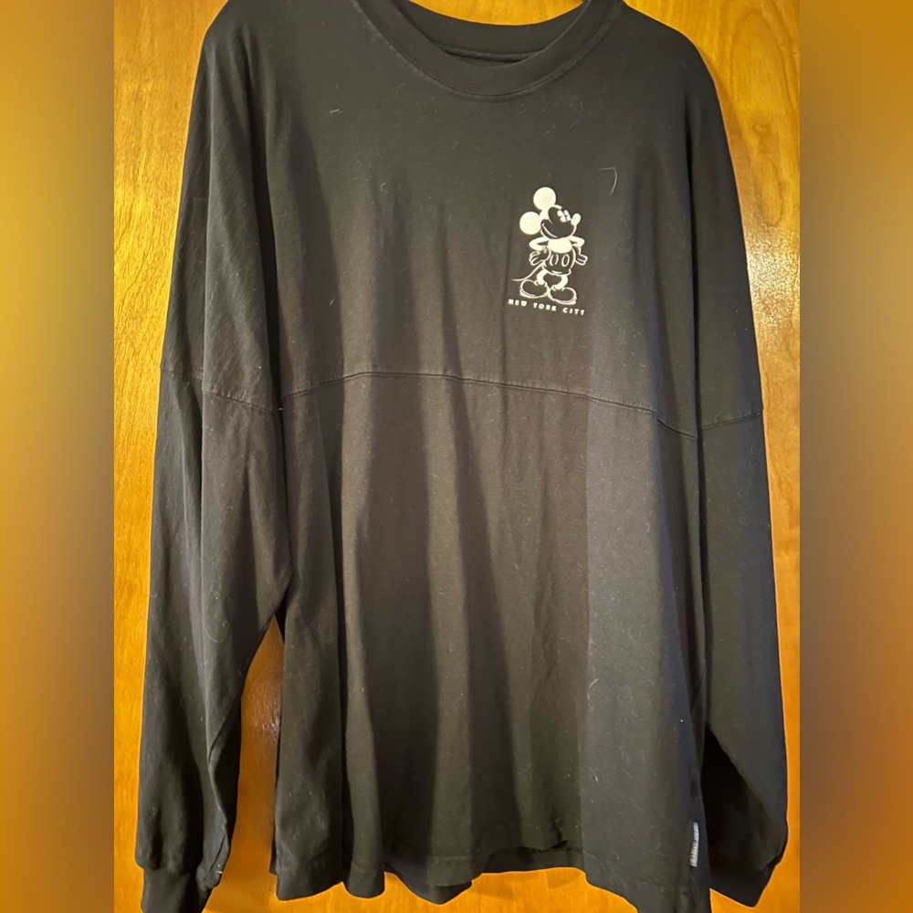 Disney New York City Mickey Mouse Black Adult Spirit Jersey - XXL